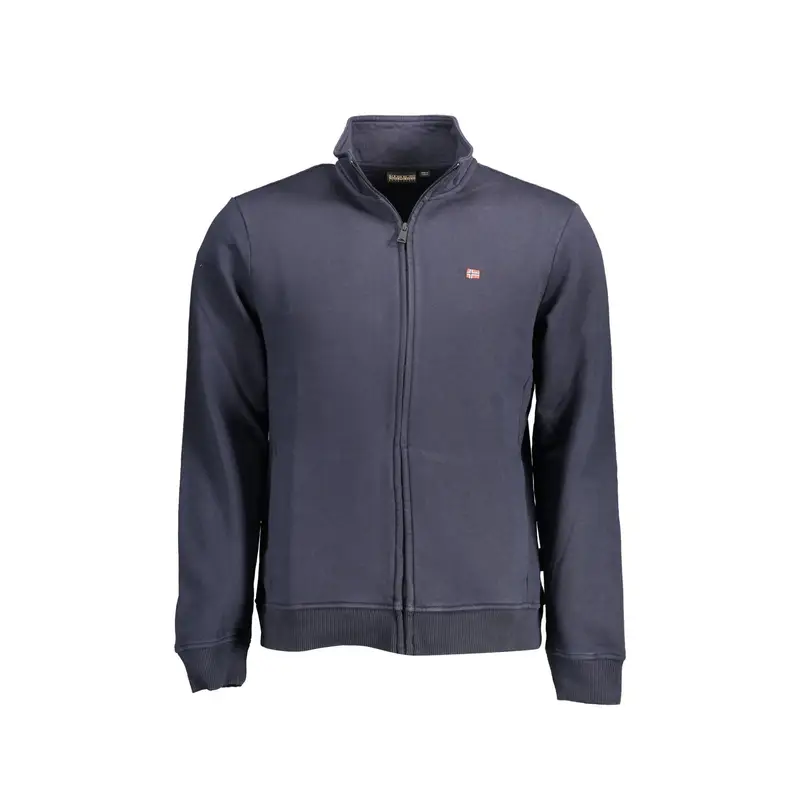 Napapijri Felpa Uomo Blu con Ricamo