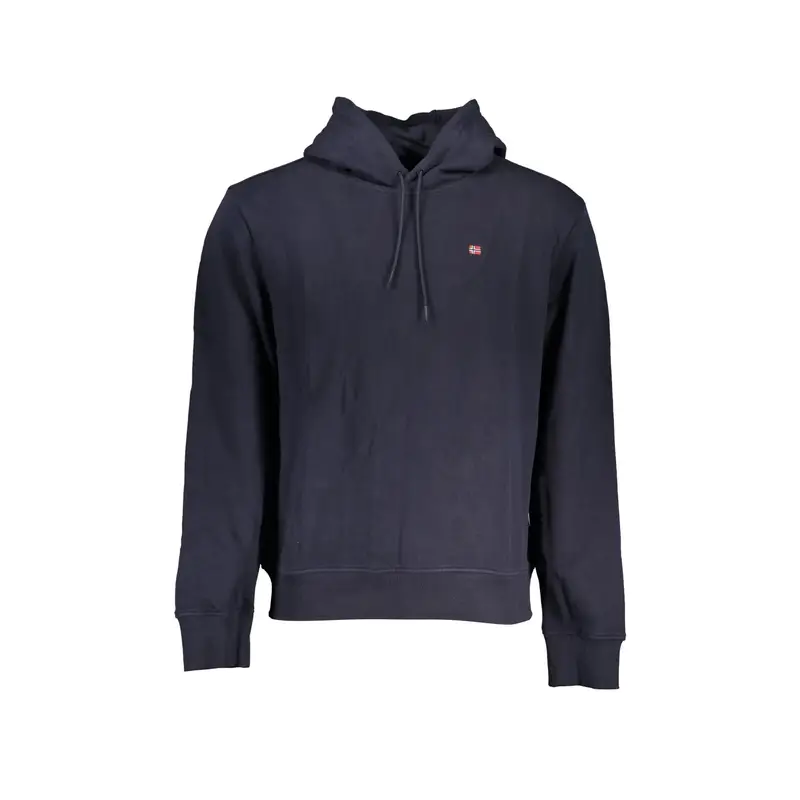 Napapijri Felpa Uomo Blu con Ricamo