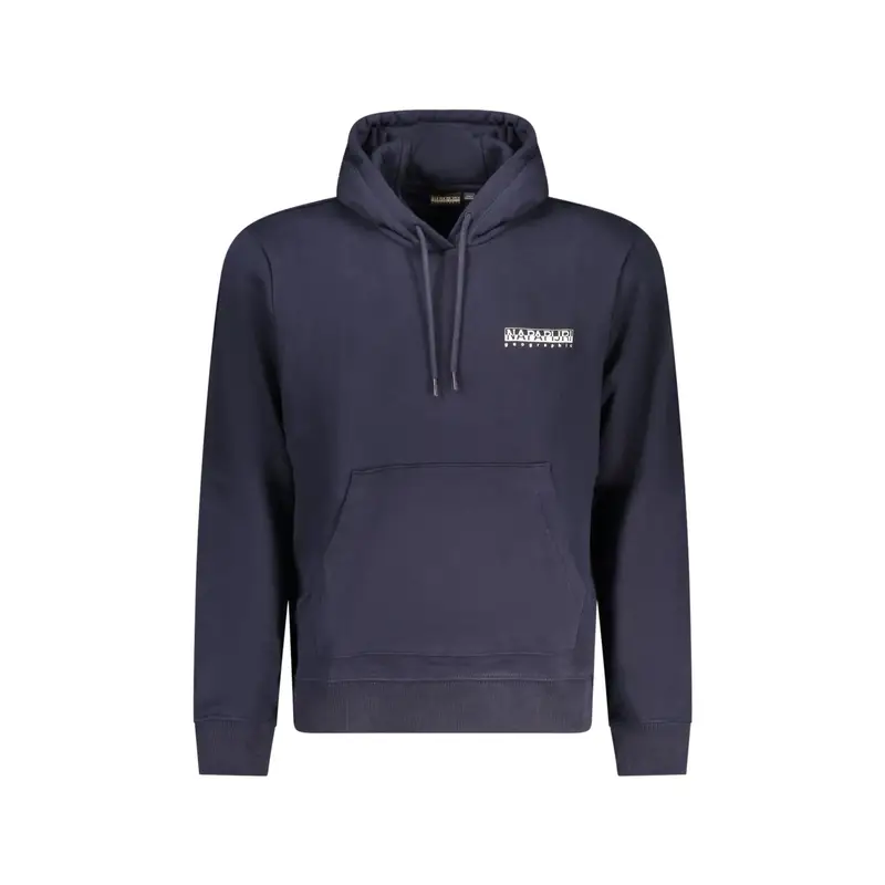 Napapijri Felpa Maniche Lunghe Uomo Blu con Stampa
