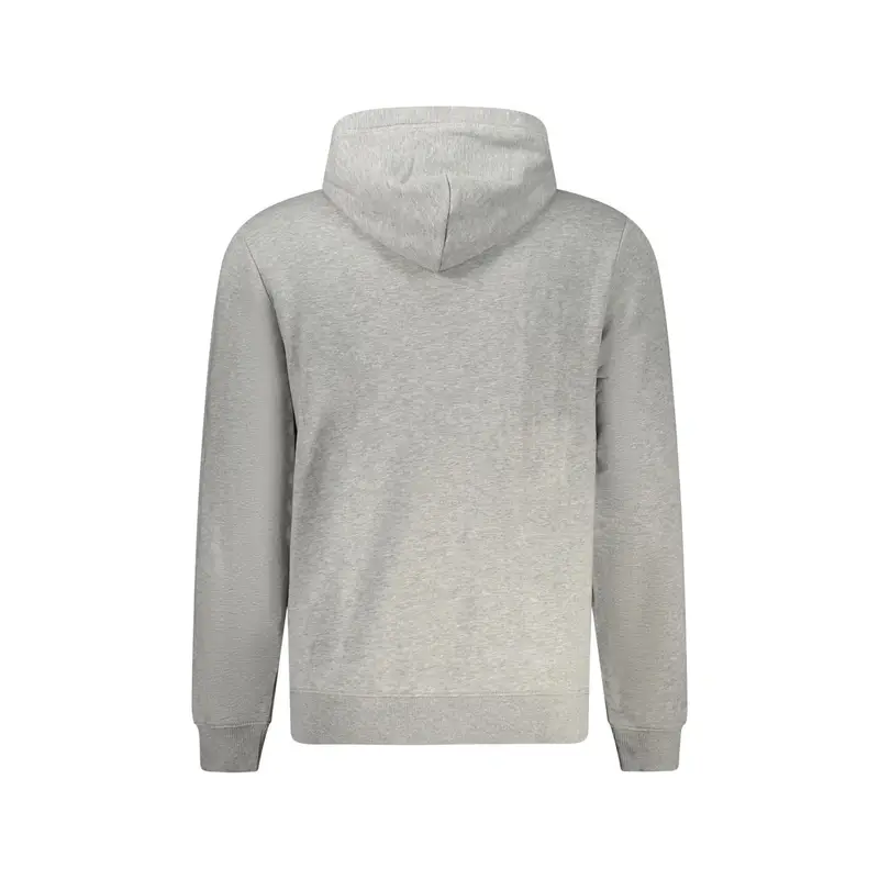 Napapijri Felpa Uomo Grigia con Cappuccio e Logo miniatura 2