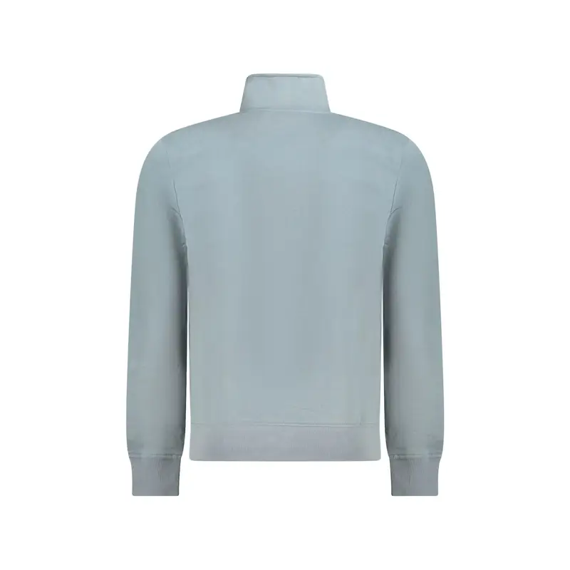 Napapijri Felpa Uomo Grigia con Zip e Ricamo miniatura 2