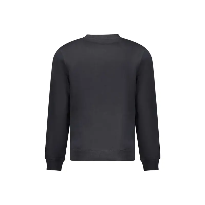 Napapijri Maglia Maniche Lunghe Uomo Nera con Stampa Logo miniatura 2