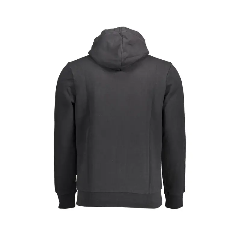 Napapijri Felpa a Maniche Lunghe Uomo Nera con Stampa miniatura 2