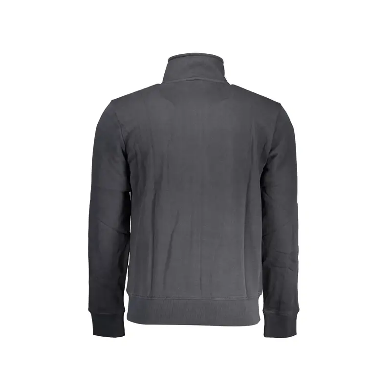 Napapijri Felpa Uomo Nera con Zip e Ricamo miniatura 2