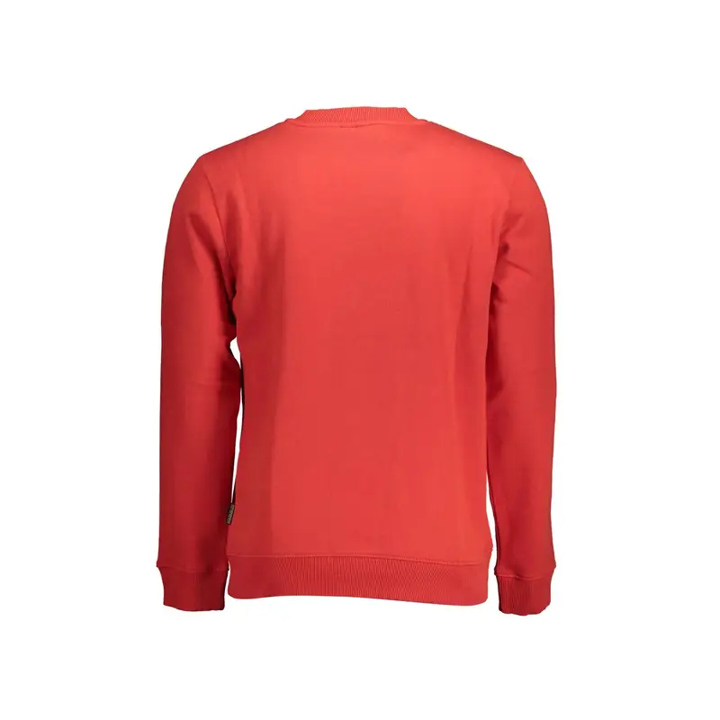 Felpa Maniche Lunghe Uomo Rossa Ricamo Rosso miniatura 2