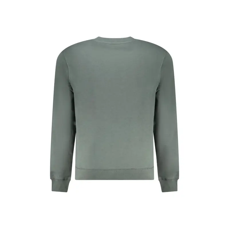 Napapijri Maglia Uomo Verde con Stampa Logo miniatura 2