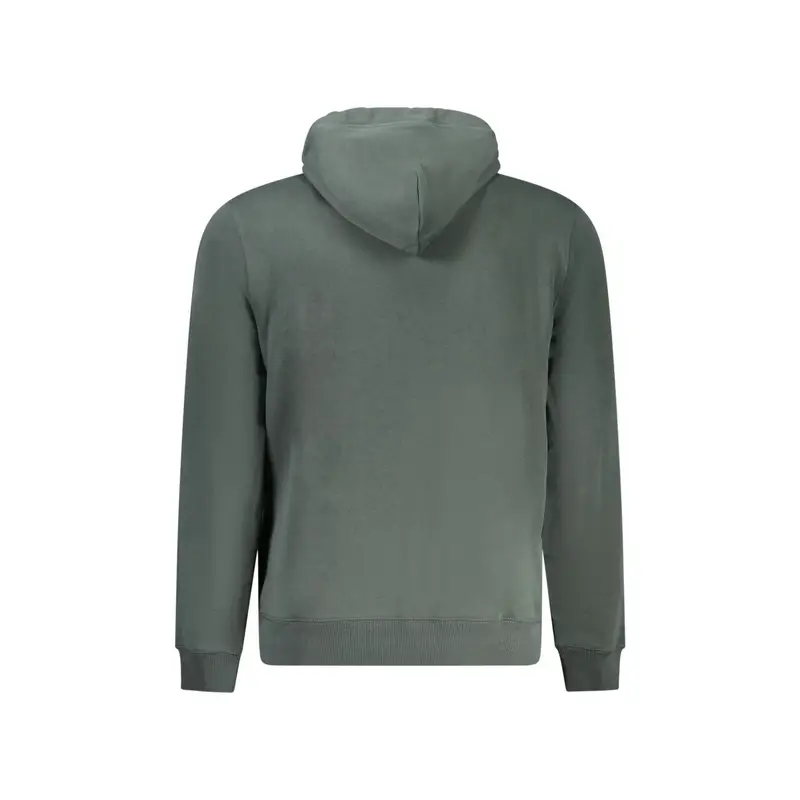 Napapijri Felpa Uomo Verde con Cappuccio e Stampa miniatura 2