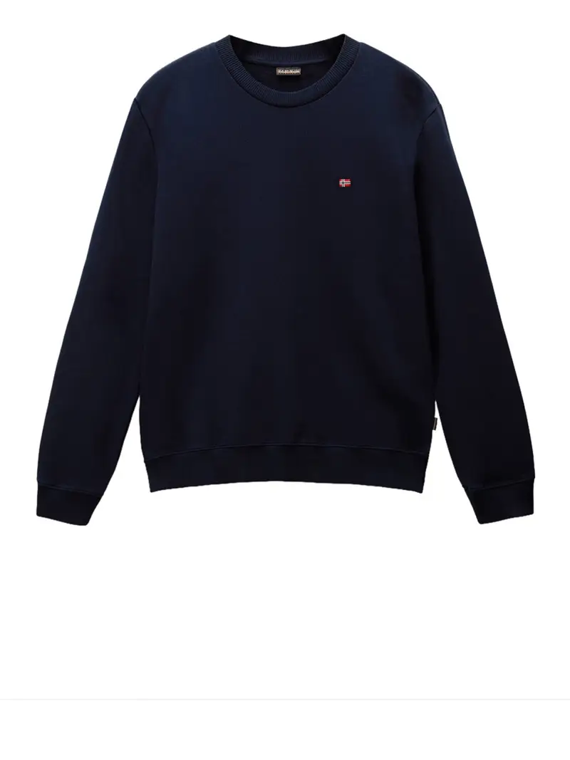 felpa napapijri balis crew 1 da uomo - blu