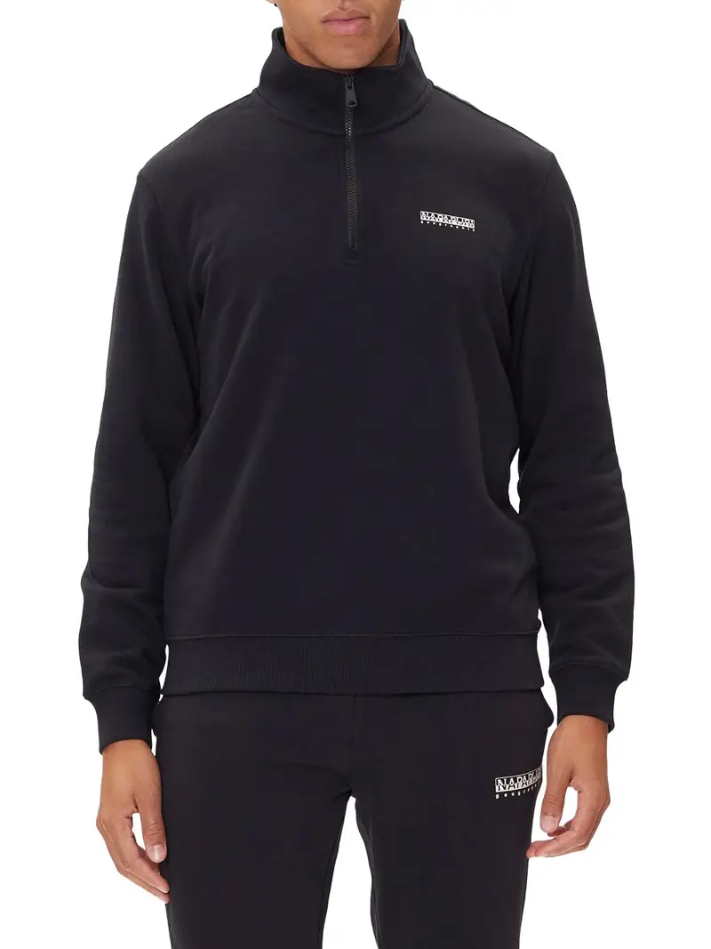 felpa napapijri da uomo - nero