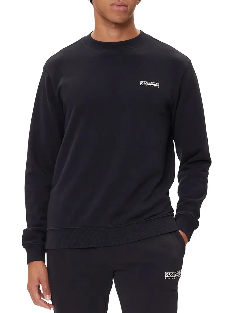 felpa napapijri da uomo - nero