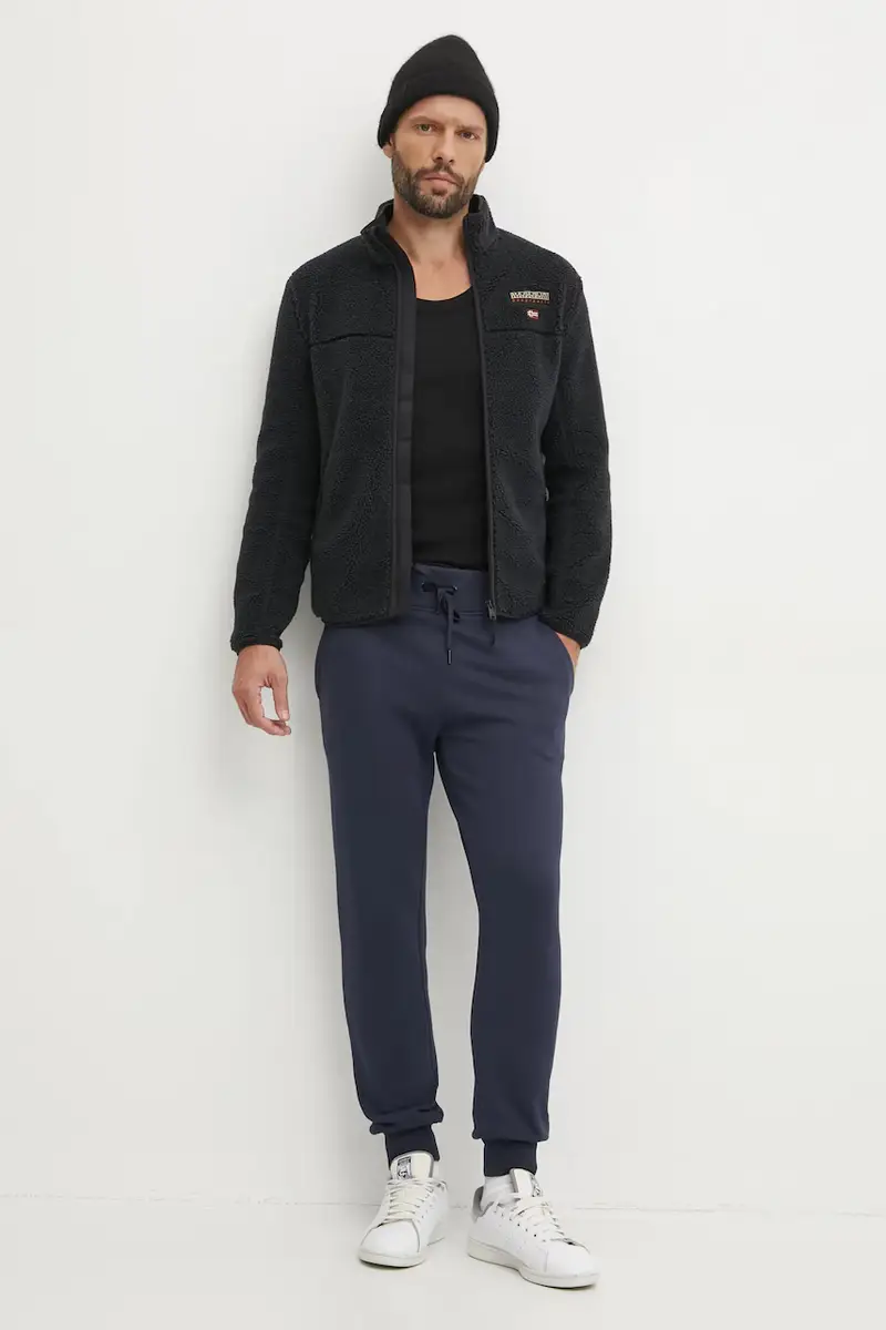 felpa T-Tynik uomo colore blu navy con applicazione NP0A4IA90411 miniatura 2