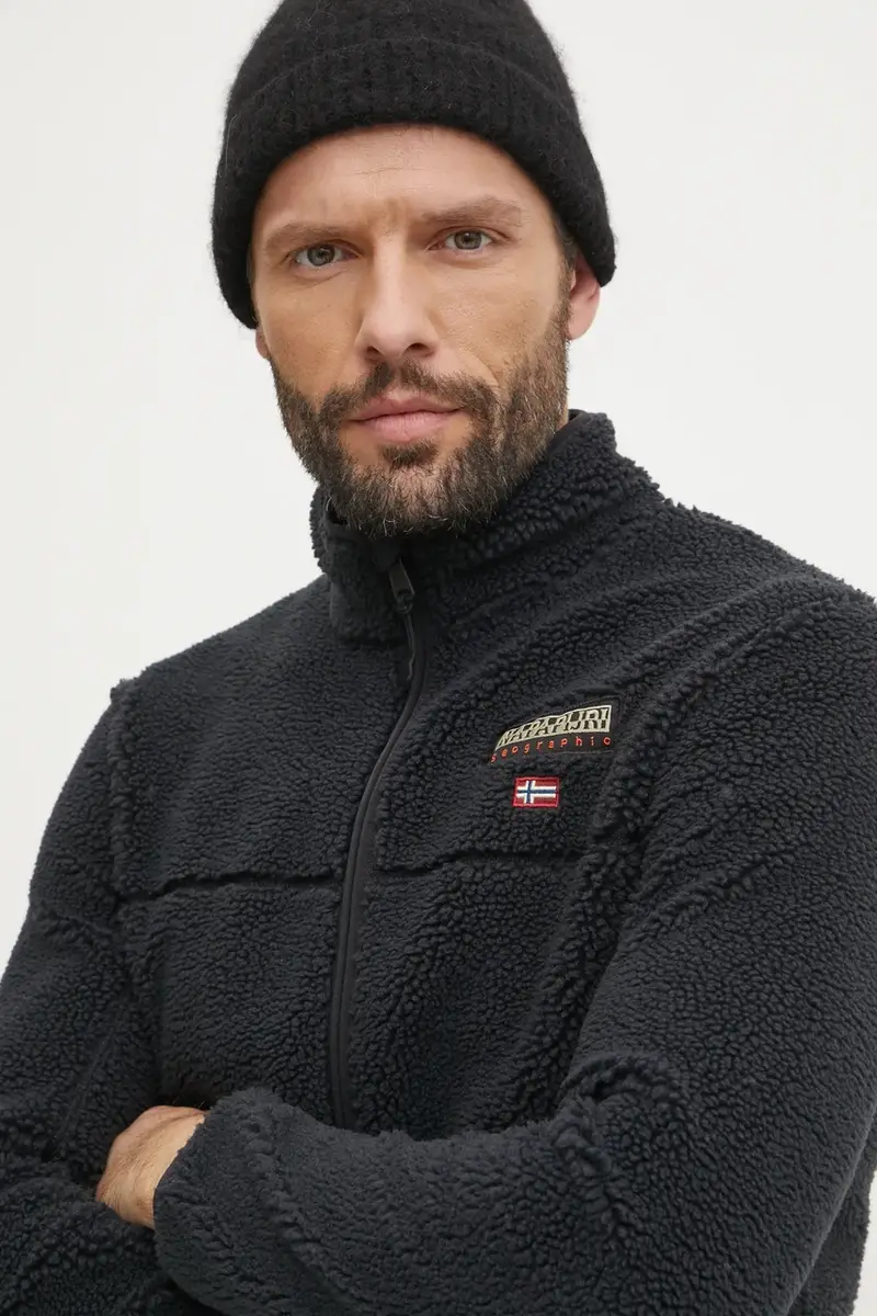 felpa T-Tynik uomo colore blu navy con applicazione NP0A4IA90411 miniatura 4