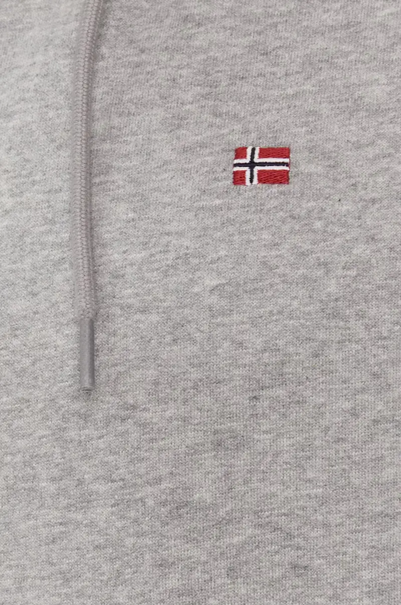 felpa uomo con cappuccio Grigio miniatura 5