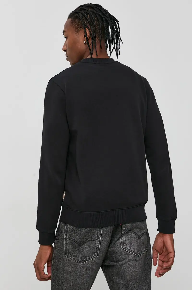 felpa uomo Nero miniatura 3