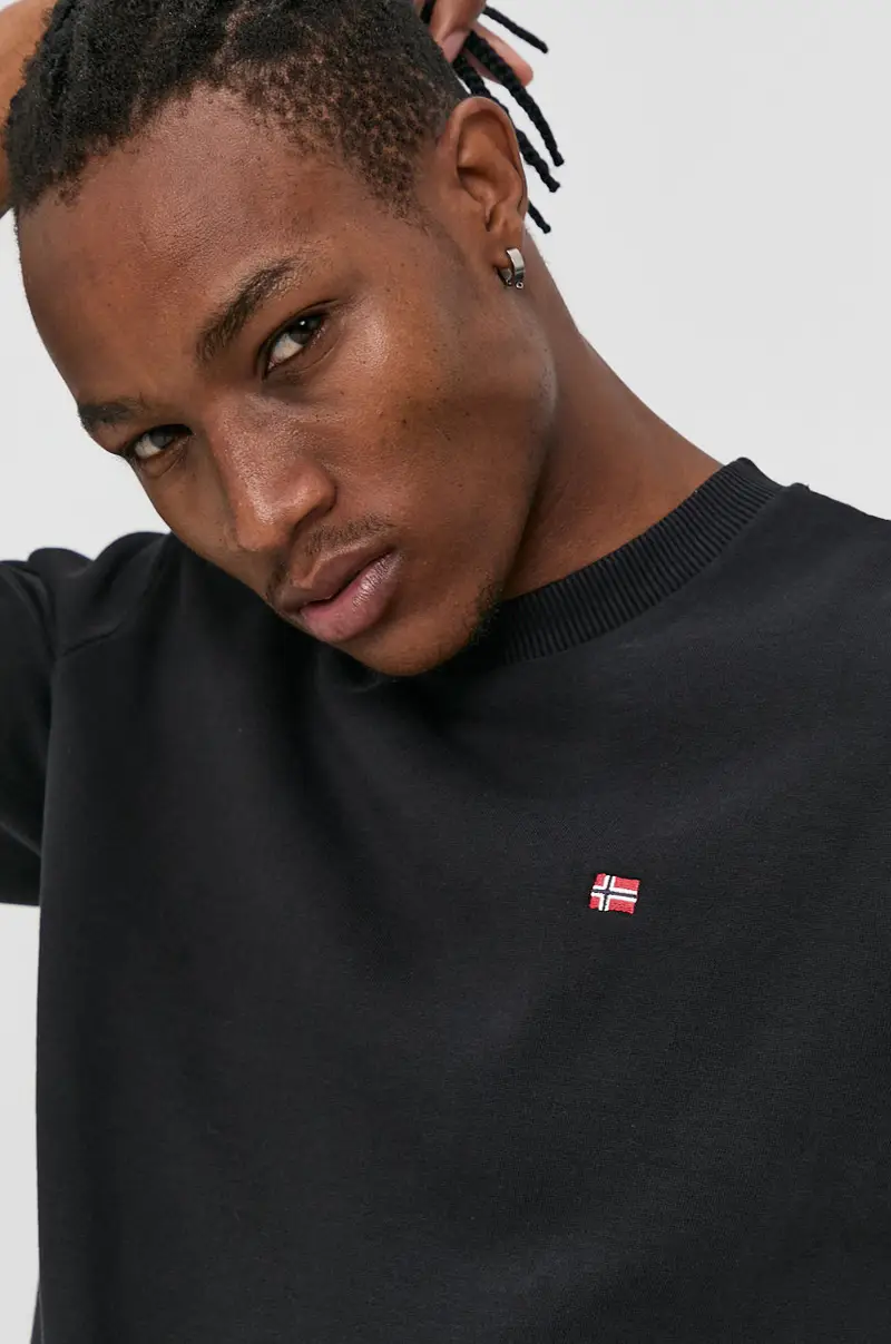 felpa uomo Nero miniatura 4