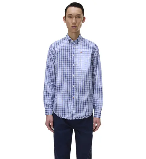 G-Terra LS - camicia a maniche lunghe - uomo Blue