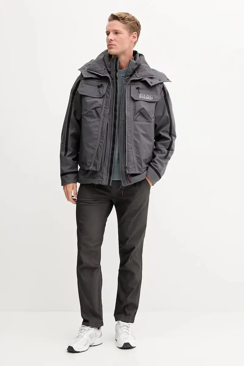 giacca A-Tusco colore grigio NP0A4INCH981 miniatura 2