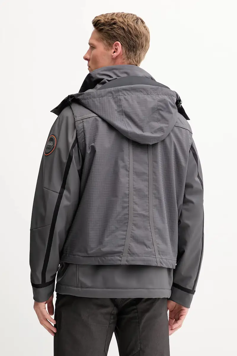 giacca A-Tusco colore grigio NP0A4INCH981 miniatura 3