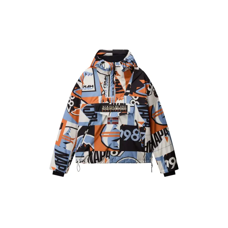 Giacca impermeabile AOP Napapijri Rainforest