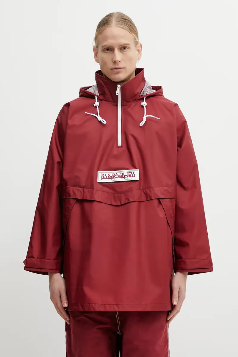 giacca Napapijri x Martine Rose colore granata NP0A4FI2R1E1