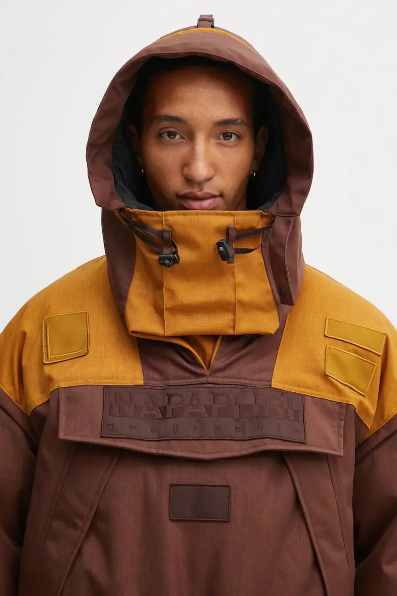 giacca Napapijri x Martine Rose colore marrone NP0A4I57WT11 miniatura 4