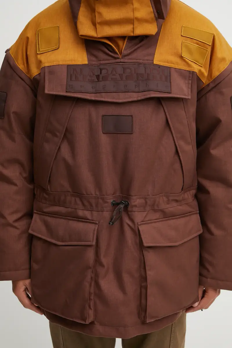 giacca Napapijri x Martine Rose colore marrone NP0A4I57WT11 miniatura 5