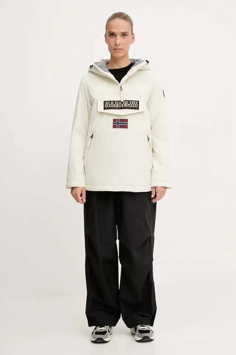 giacca Rainforest colore beige NP0A4GM6N1J1 miniatura 2