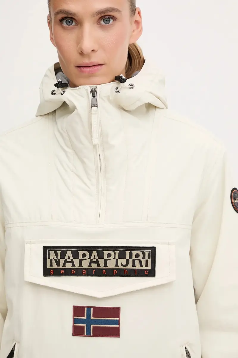 giacca Rainforest colore beige NP0A4GM6N1J1 miniatura 4