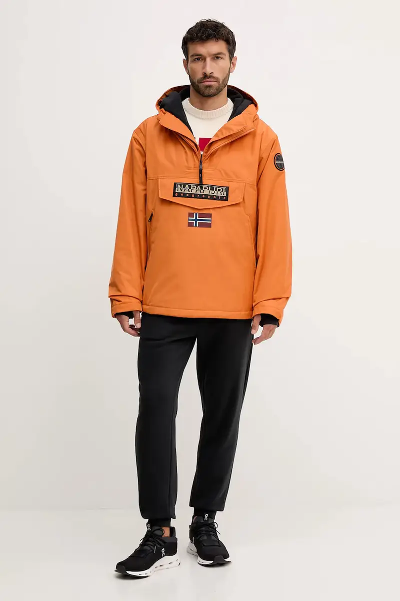 giacca Rainforest Next colore arancione NP0A4IB9A681 miniatura 2