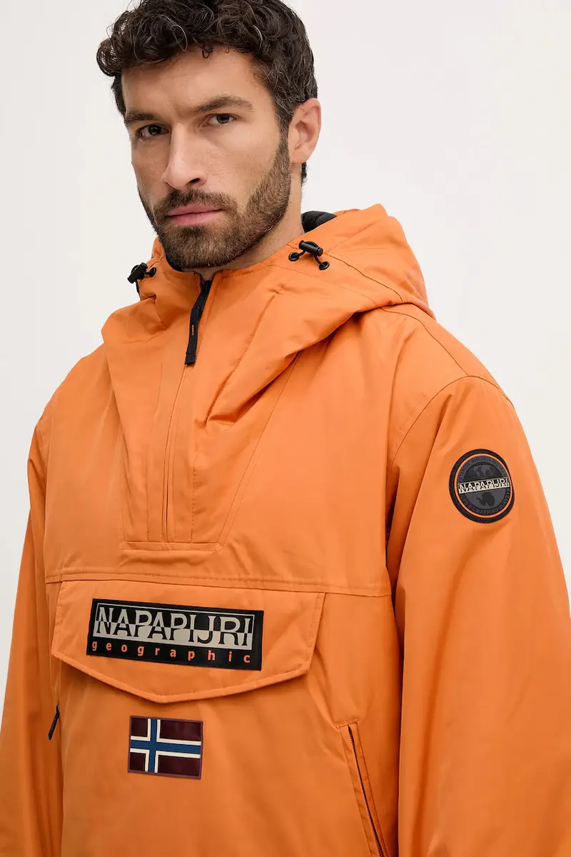 giacca Rainforest Next colore arancione NP0A4IB9A681 miniatura 4