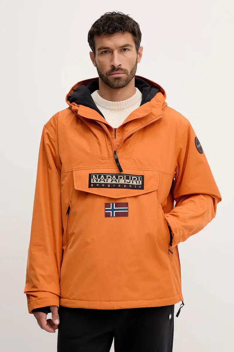 giacca Rainforest Next colore arancione NP0A4IB9A681