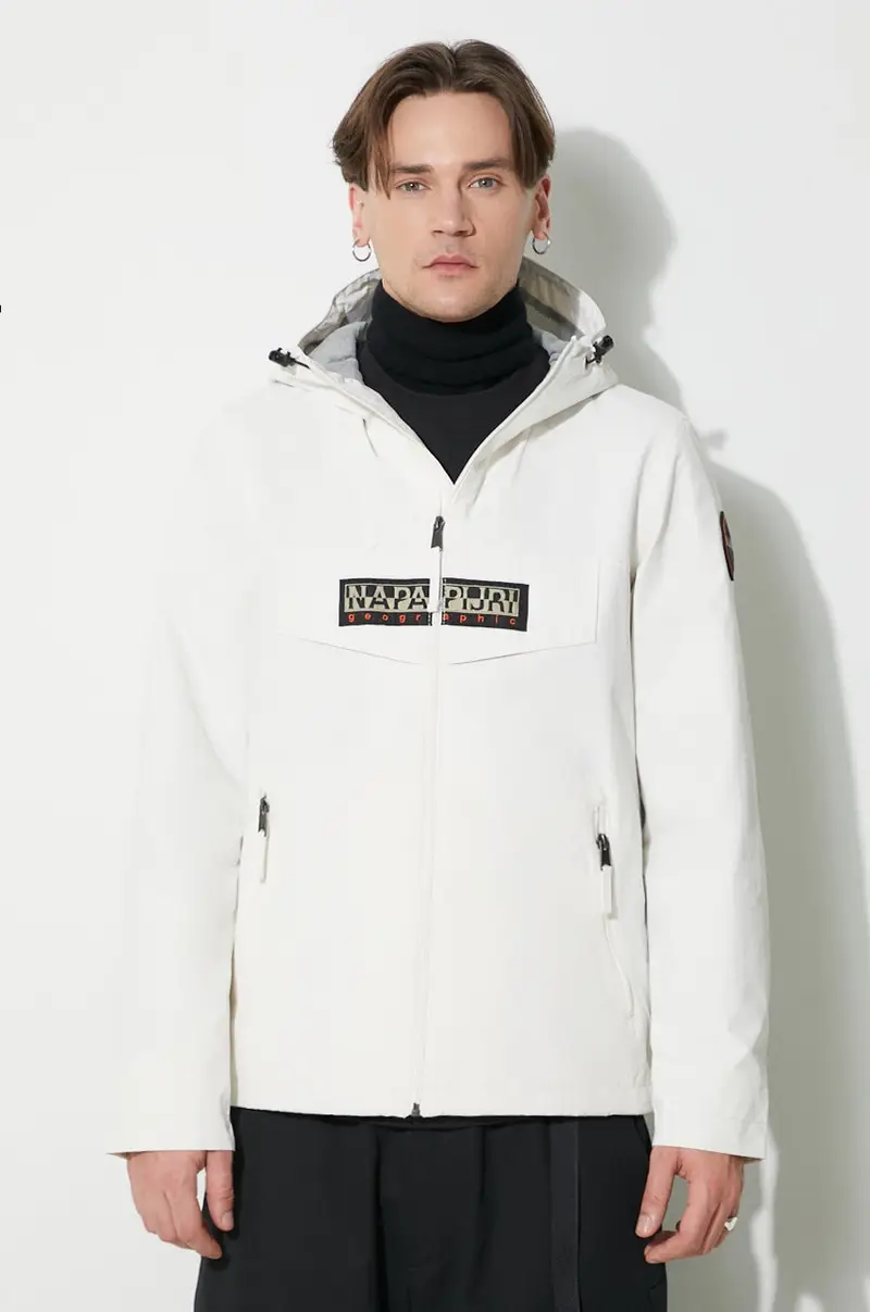 giacca Rainforest Open S uomo colore bianco NP0A4H2ON1A1