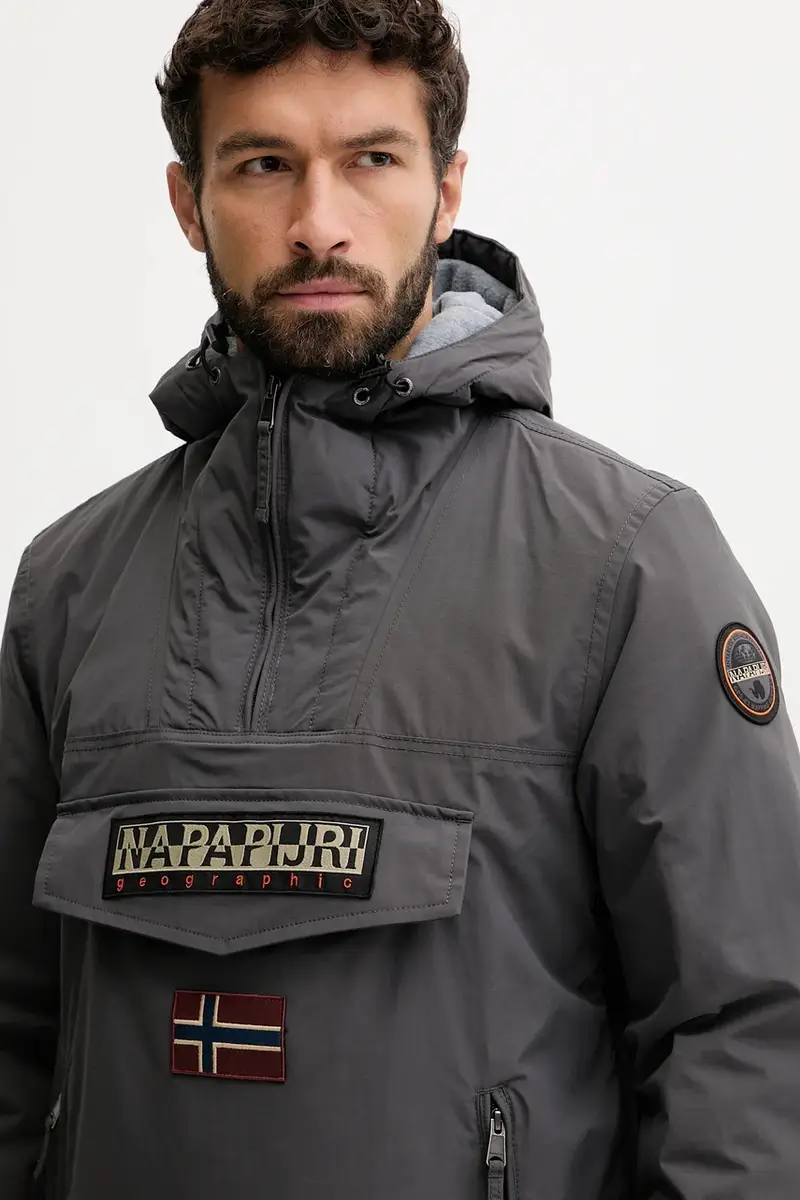 giacca Rainforest Pocket 2 colore grigio NP0A4GMDH981 miniatura 4