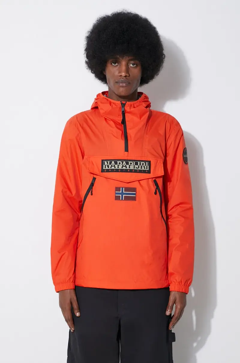 giacca Rainforest Wb Pkt V2 uomo colore arancione NP0A4HX6A631