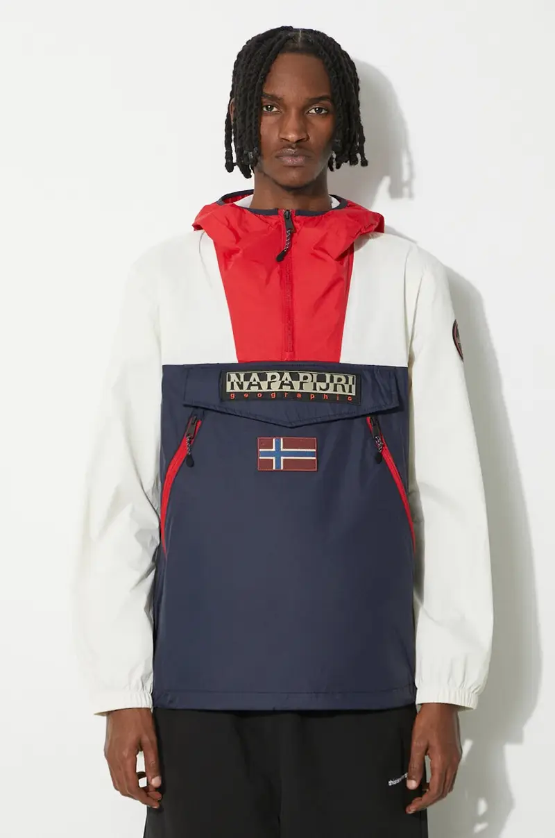 giacca Rainforest Wb Pkt V2 uomo colore blu navy NP0A4HX6MF51