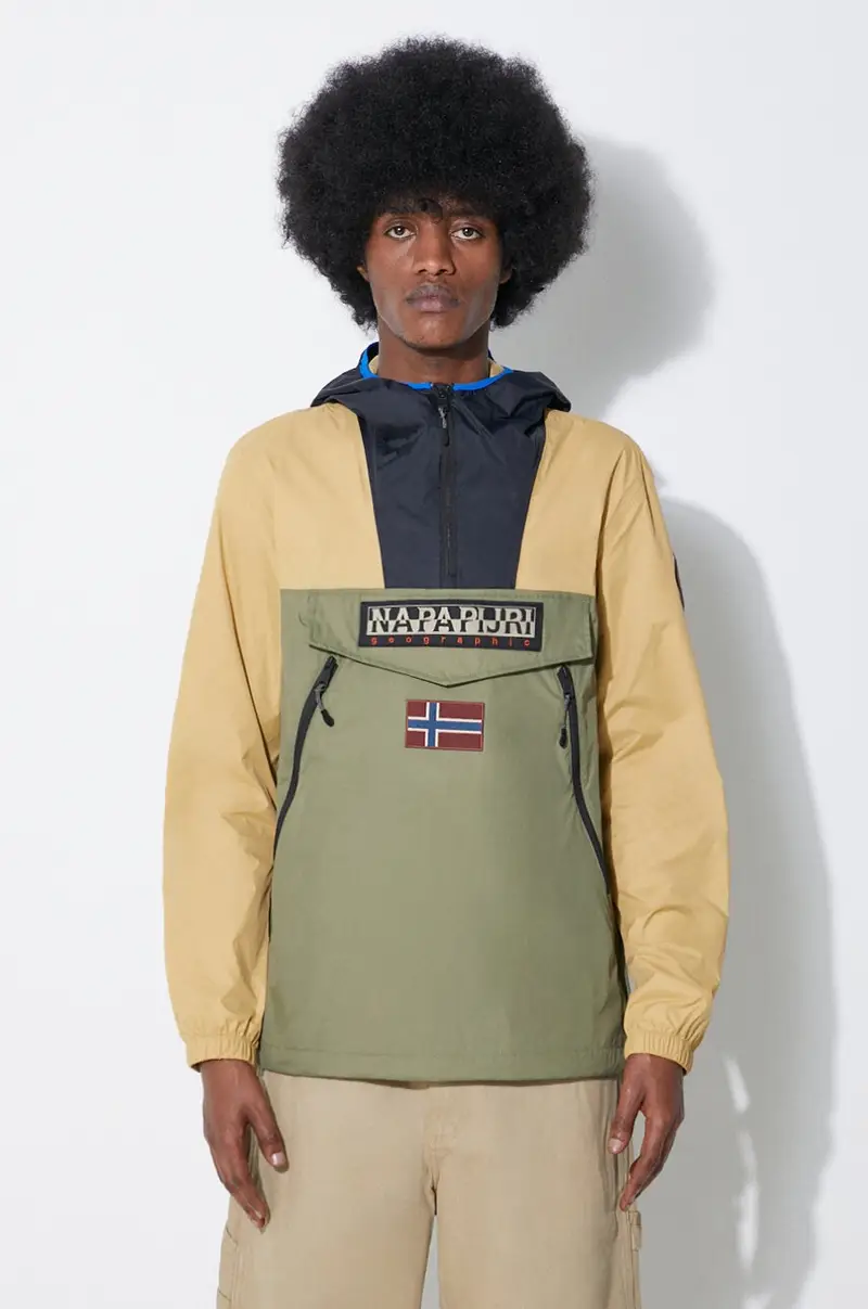 giacca Rainforest Wb Pkt V2 uomo colore verde NP0A4HX6MF71