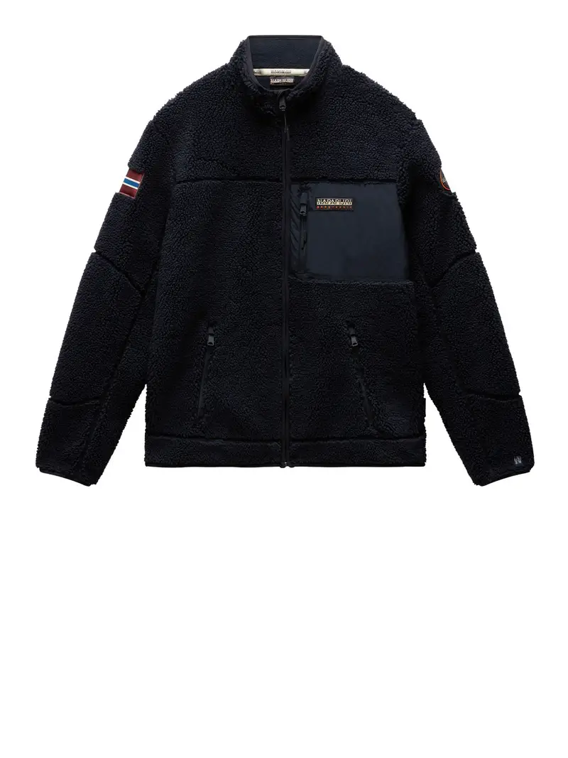 giubbino napapijri yupik da uomo - nero