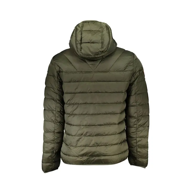 Giubbotto Maniche Lunghe Uomo Verde Zip miniatura 2