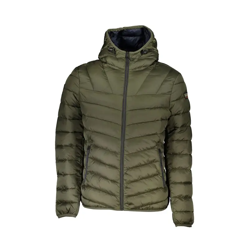 Giubbotto Maniche Lunghe Uomo Verde Zip