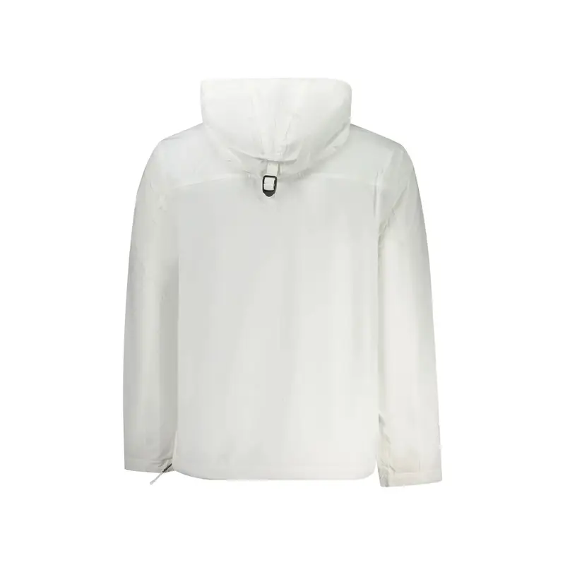 Giubbotto Uomo Bianco Rainforest con Cappuccio e Tasca Frontale miniatura 2