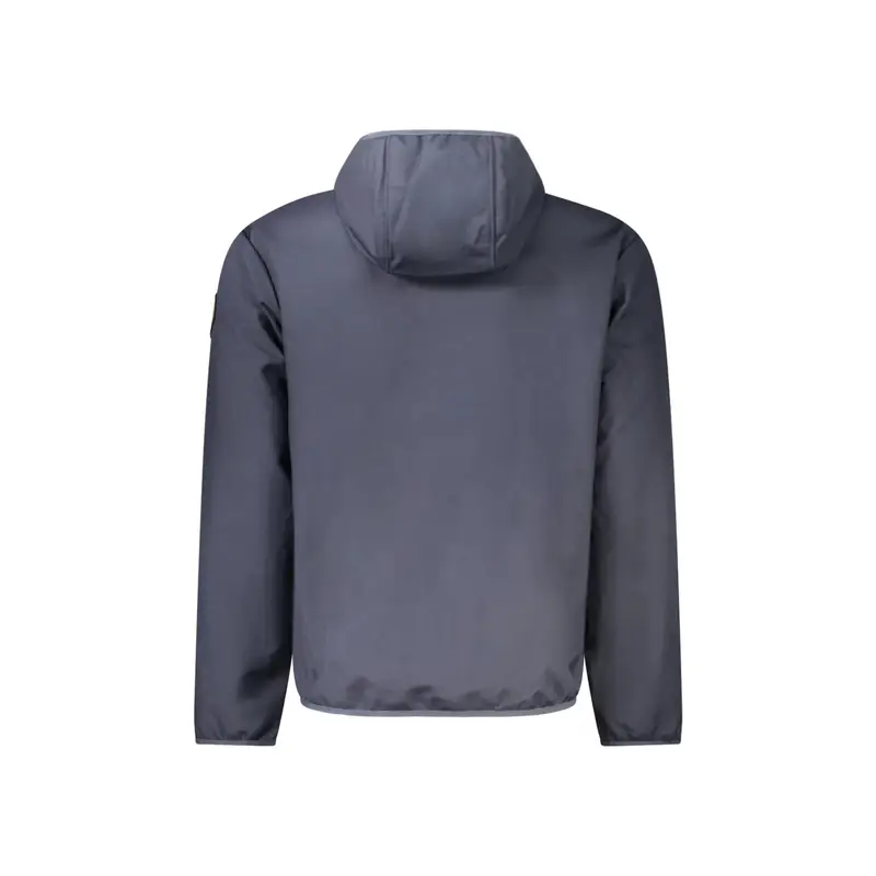 Giubbotto Uomo Blu con Cappuccio e Zip miniatura 2