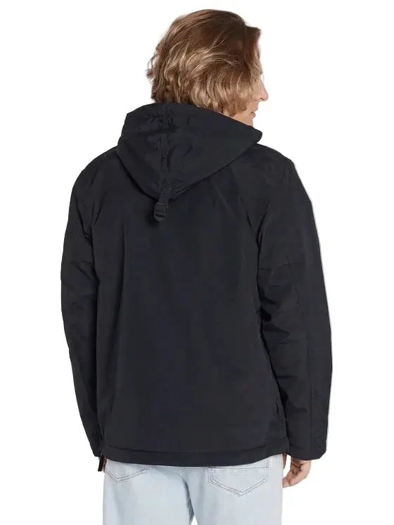 Giubbotto Uomo Nero Rainforest con Cappuccio miniatura 3