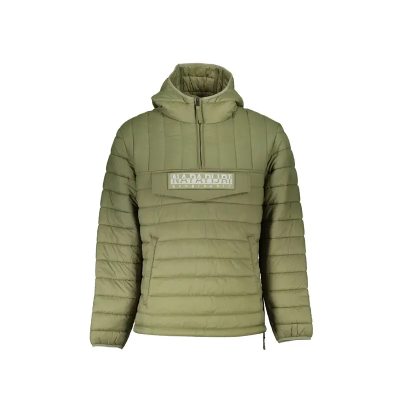 Giubbotto Uomo Verde con Cappuccio Rainforest