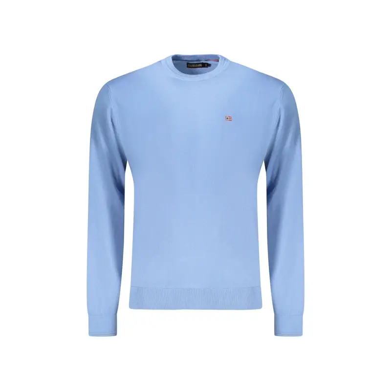 Maglia Uomo Azzurro Ricamo