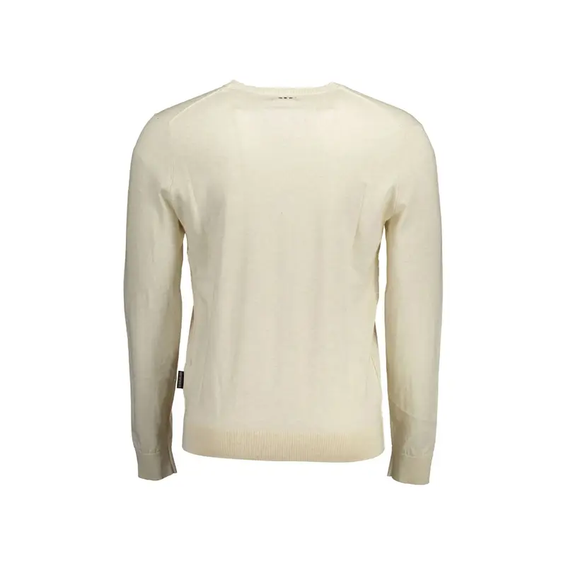 Napapijri Maglia Uomo beige con Ricamo miniatura 2