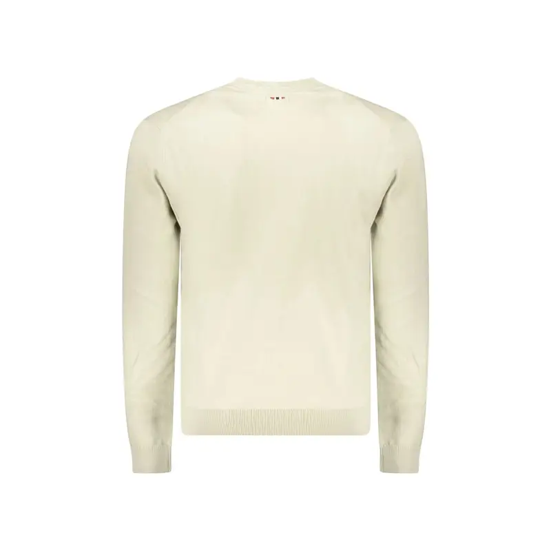 Napapijri Maglia Uomo beige con Ricamo miniatura 2