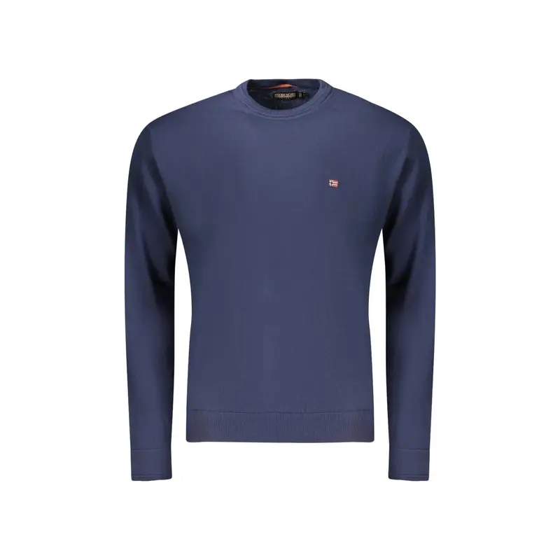 Maglia Uomo Blu Ricamo