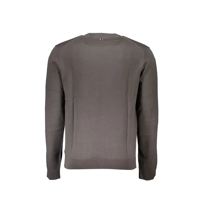 Maglia Uomo Grigia Ricamo Grigio miniatura 2