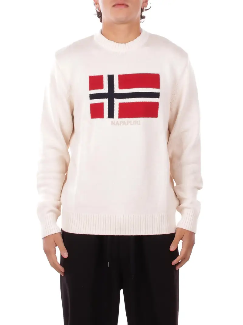 Maglia Uomo NAPAPIJRI Beige D-mura