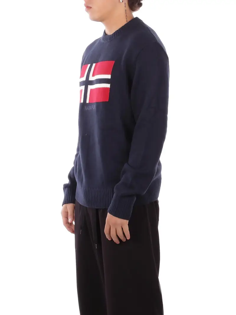 Maglia Uomo NAPAPIJRI Blu D-mura miniatura 2